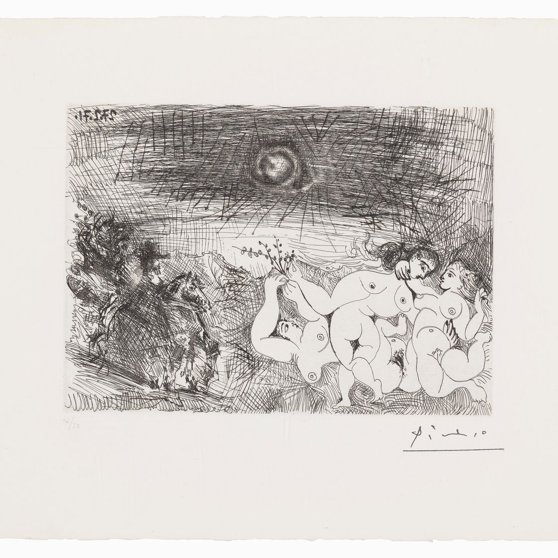 Pablo Picasso — Серия 156 : две тарелки, изображение 3