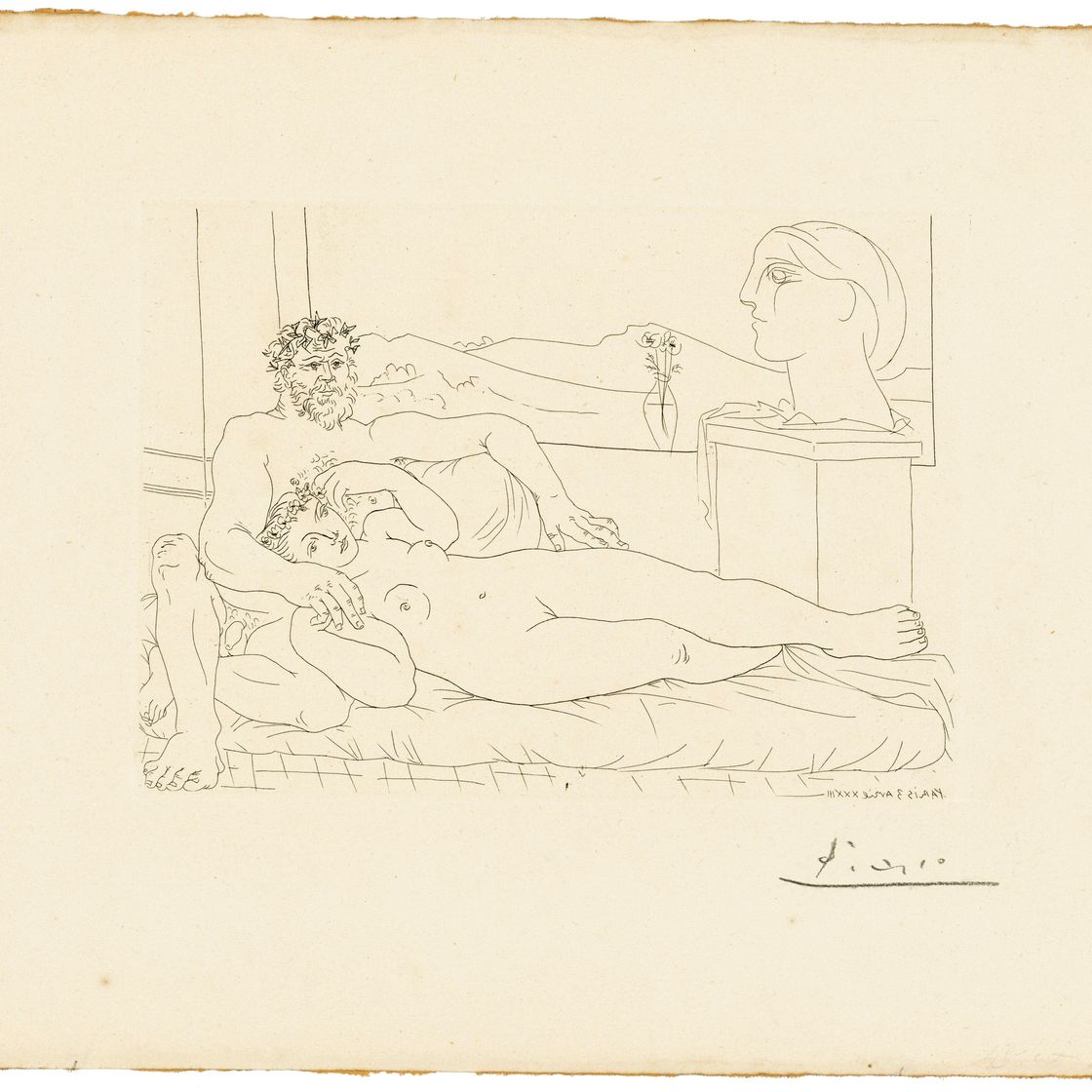 Pablo Picasso — Репозиторий скульптора II, от: La Suite Vollard
