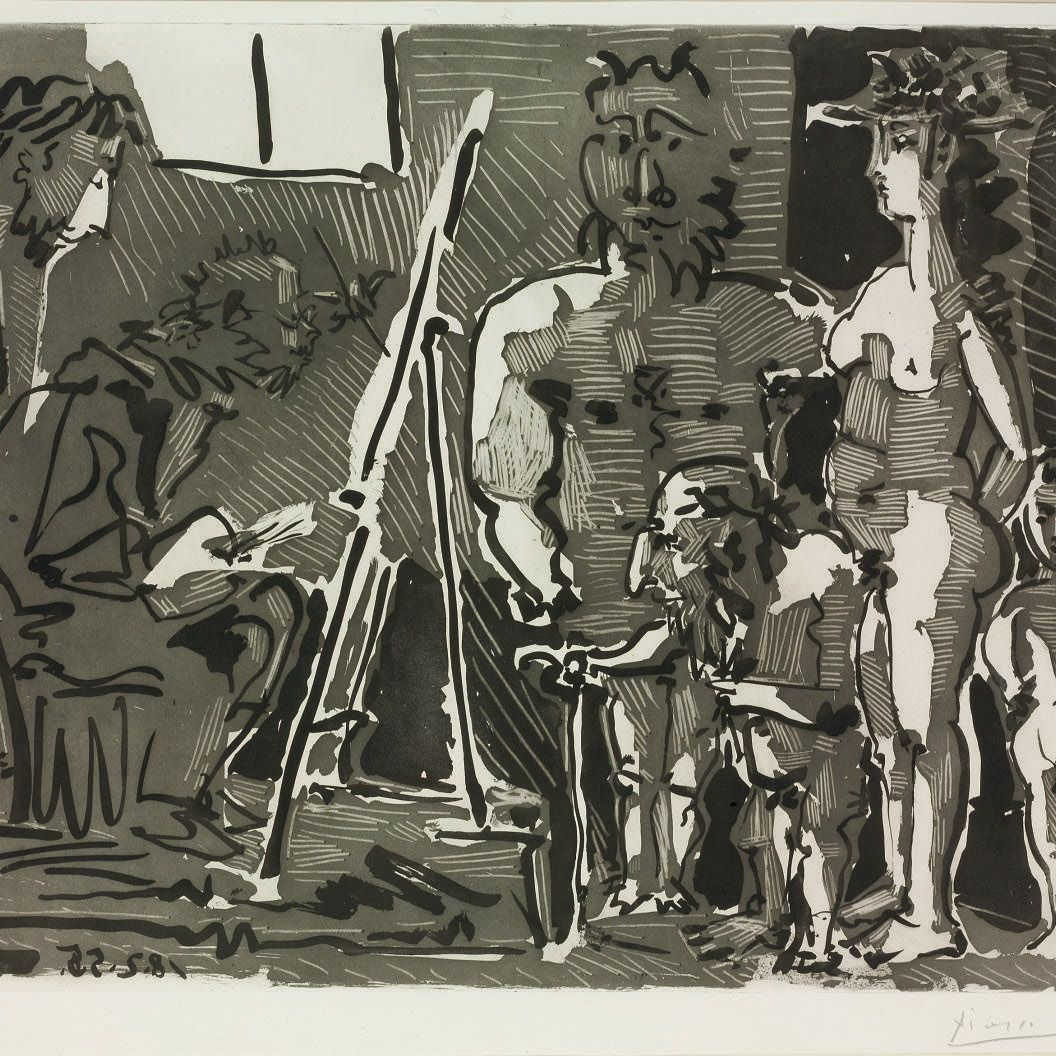 Pablo Picasso — Божественные гости (770 г. до н.э.; 920-III в. до н.э.)