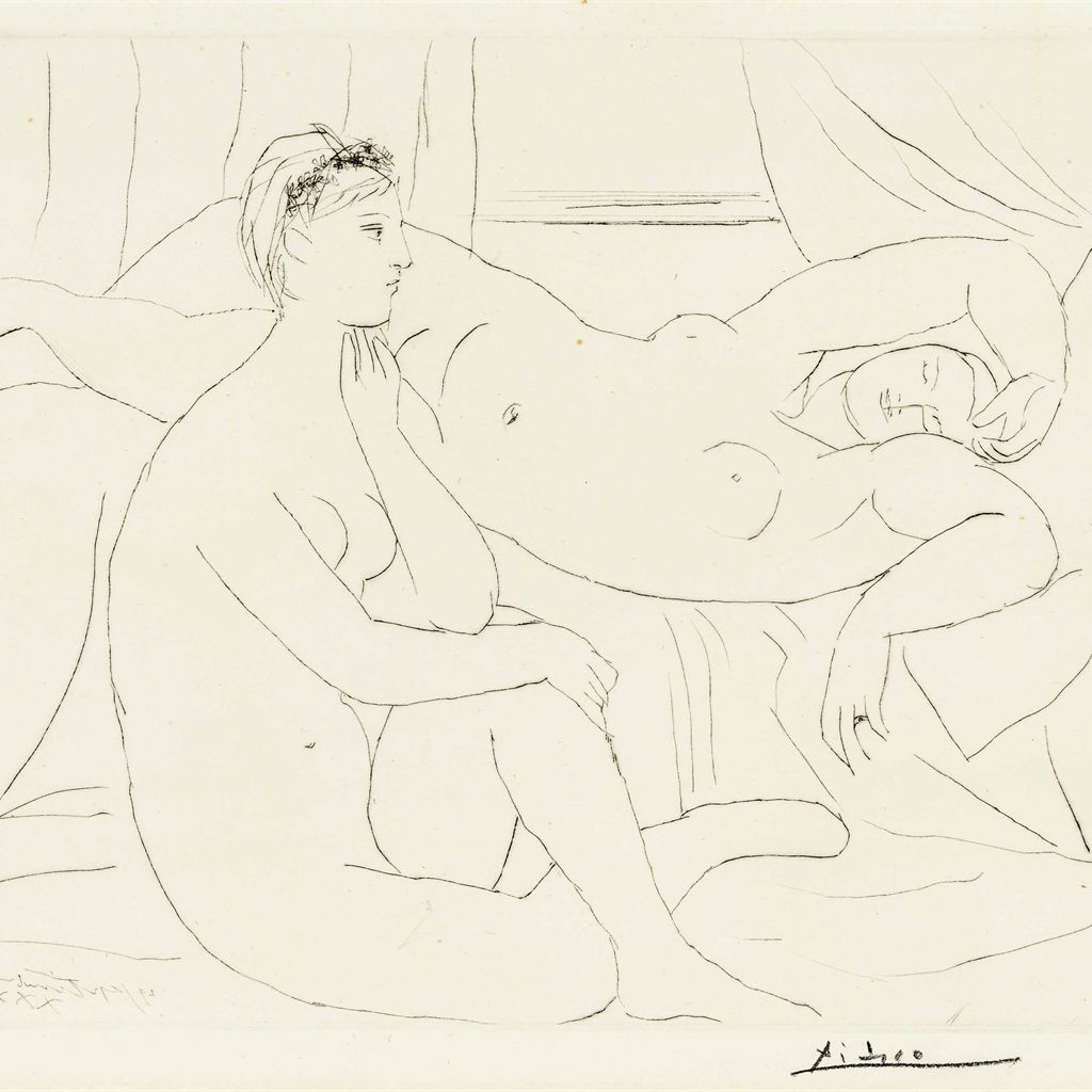 Pablo Picasso — Возвращающиеся женщины из "Ла Сюит Воллар"