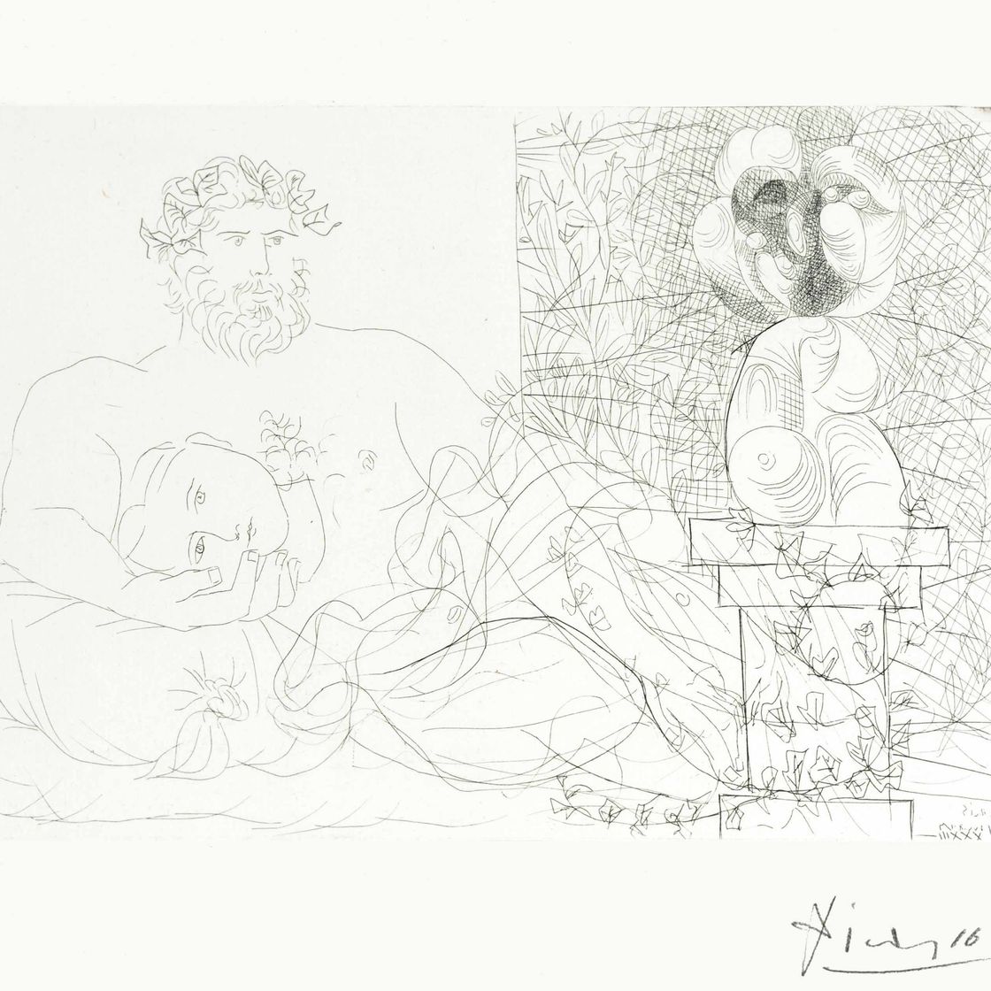 Pablo Picasso — Музей скульптора и сюрреалистической скульптуры, от La Suite Vollard