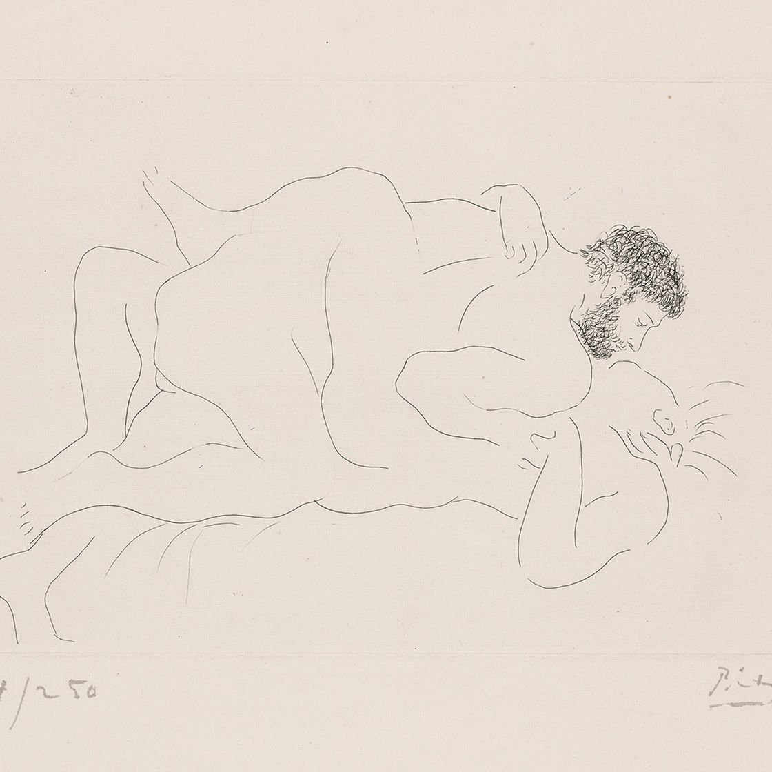 Pablo Picasso — Мужчина и женщина
