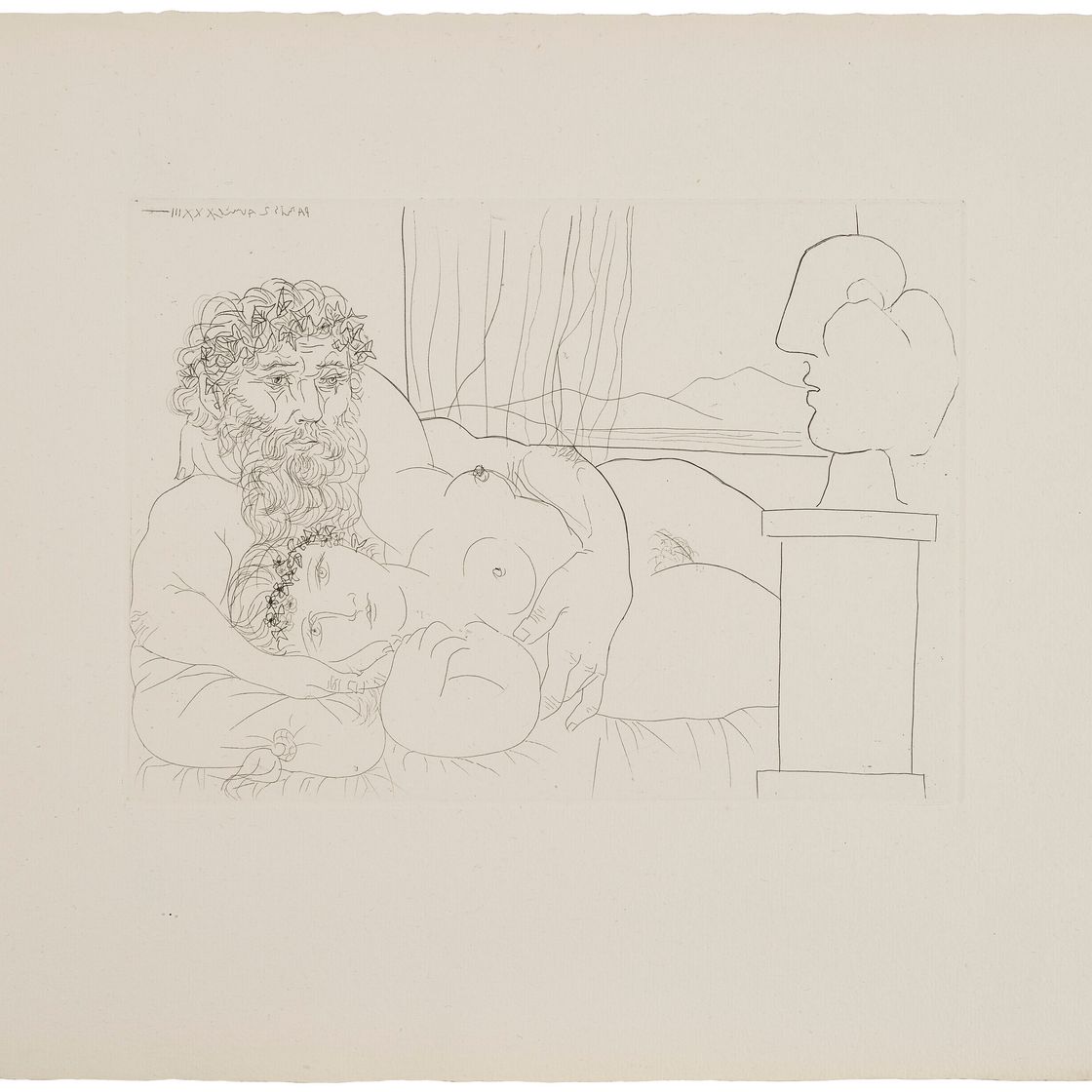 Pablo Picasso — Ла Сюит Воллар : две гравюры