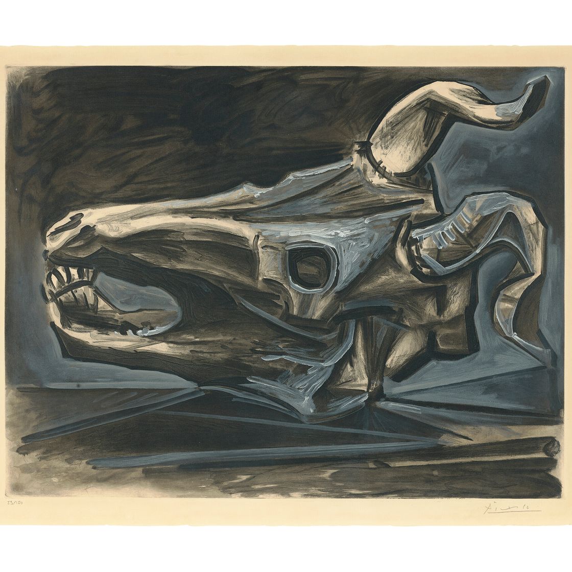 Pablo Picasso — Подъемный кран на столе