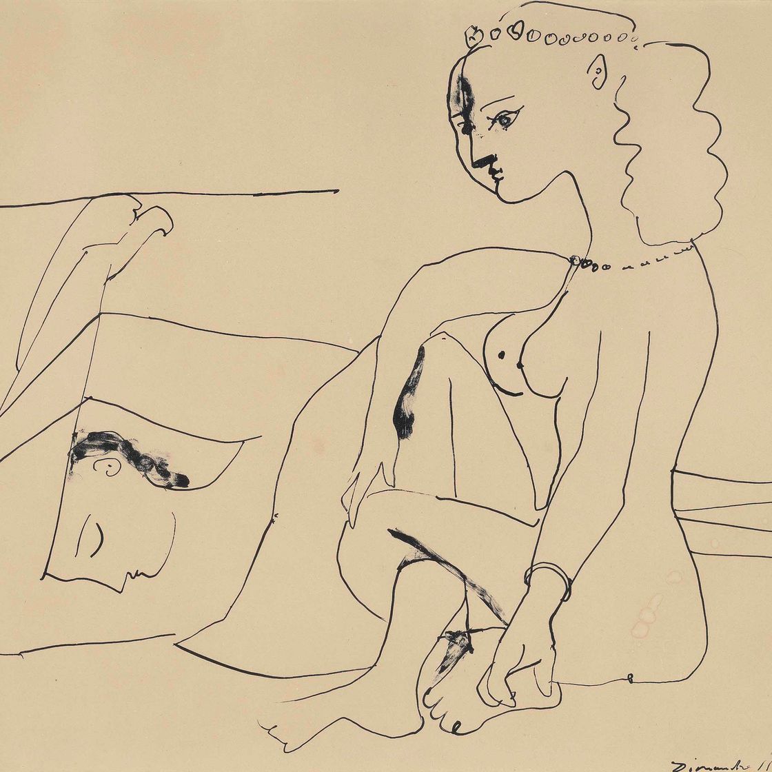 Pablo Picasso — Женщины на пляже (B. 789; M. 273)