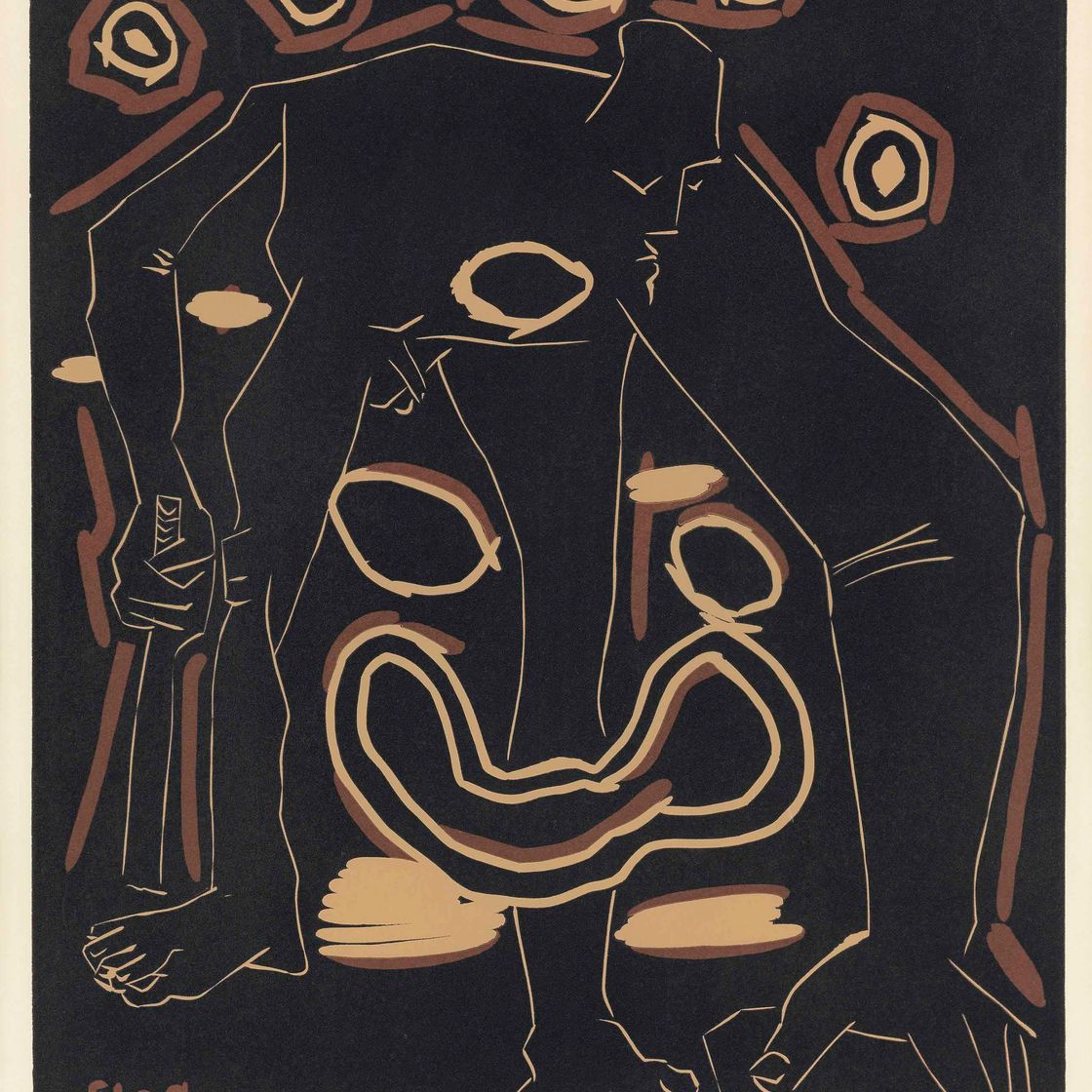 Pablo Picasso — Человек с батона (р. 1106; Р. 1338)