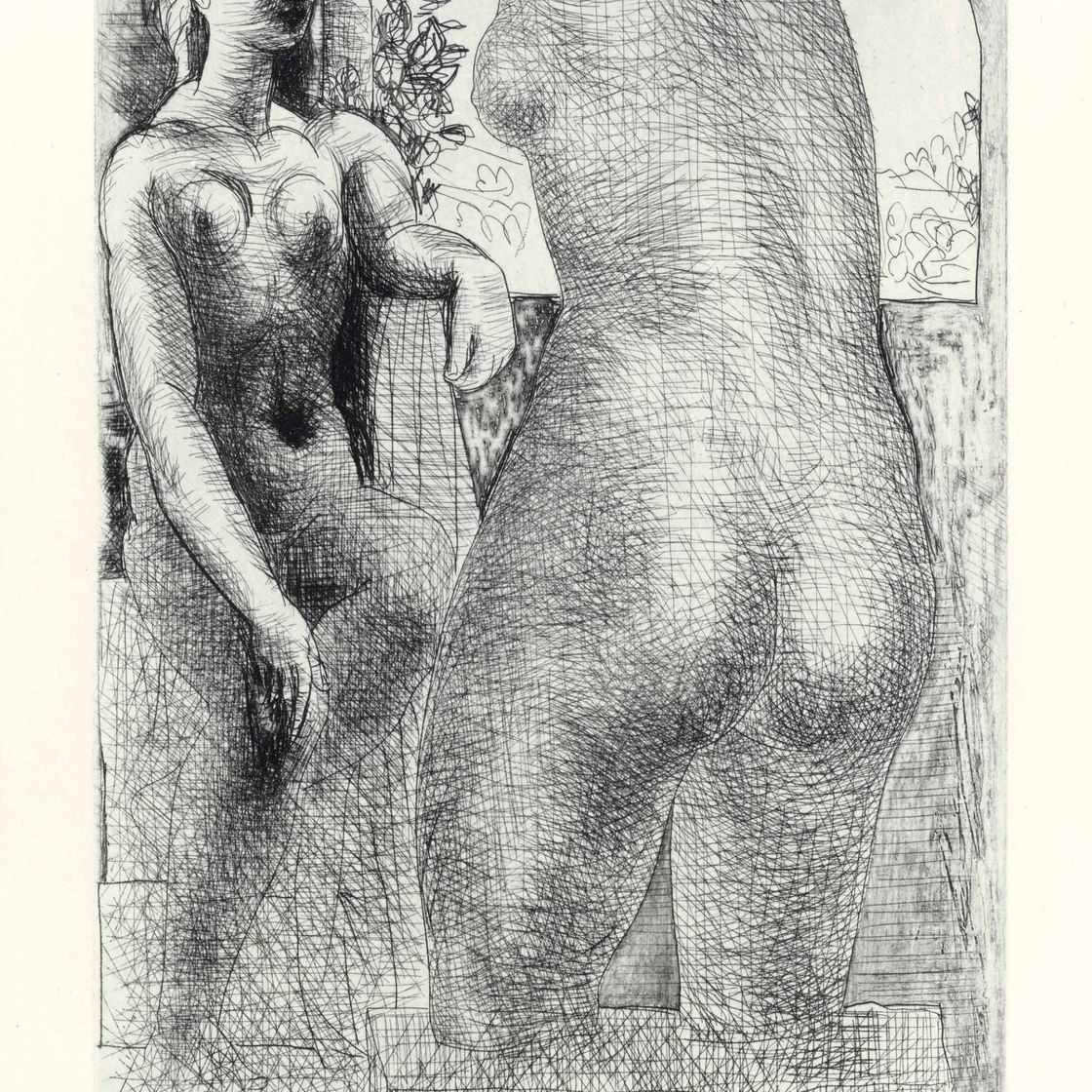 Pablo Picasso — Модель и большая скульптура души из коллекции La Suite Vollard