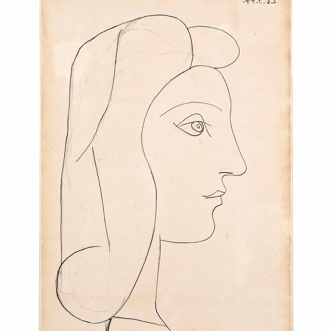 Pablo Picasso — Профиль женщины