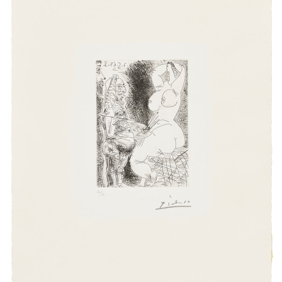 Pablo Picasso — Старый город, модель и зритель, от: Series 347