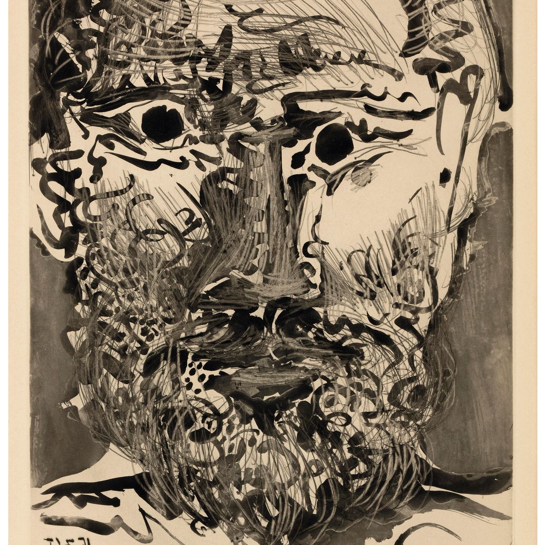 Pablo Picasso — "Тет-а-тет с человеком барбу", от: Сейбл Муван