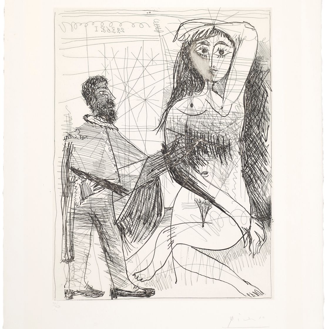 Pablo Picasso — Модный испанский костюм, изысканный по своей модели, от Séries 347