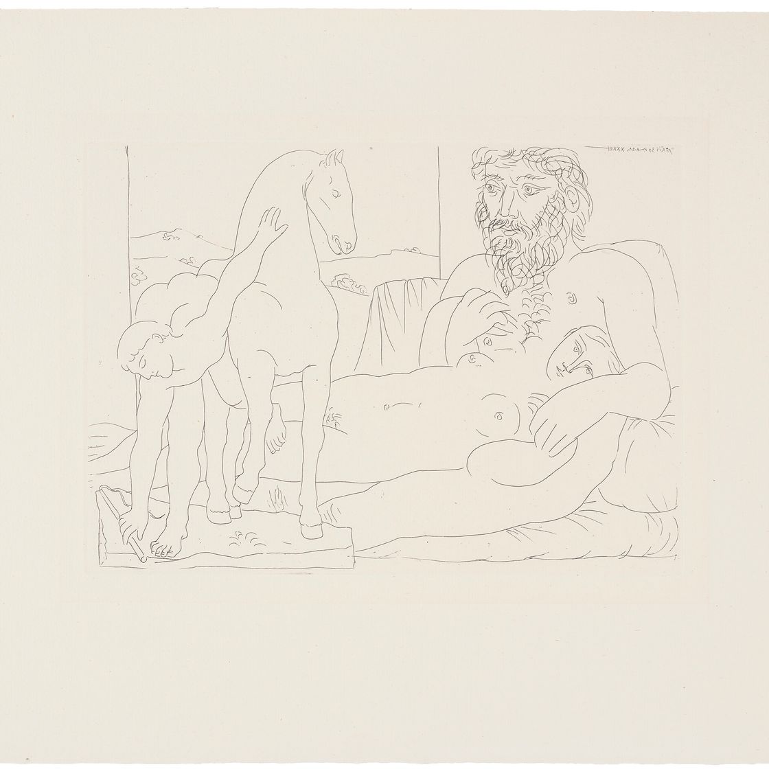 Pablo Picasso — La Suite Vollard: две тарелки, изображение 2