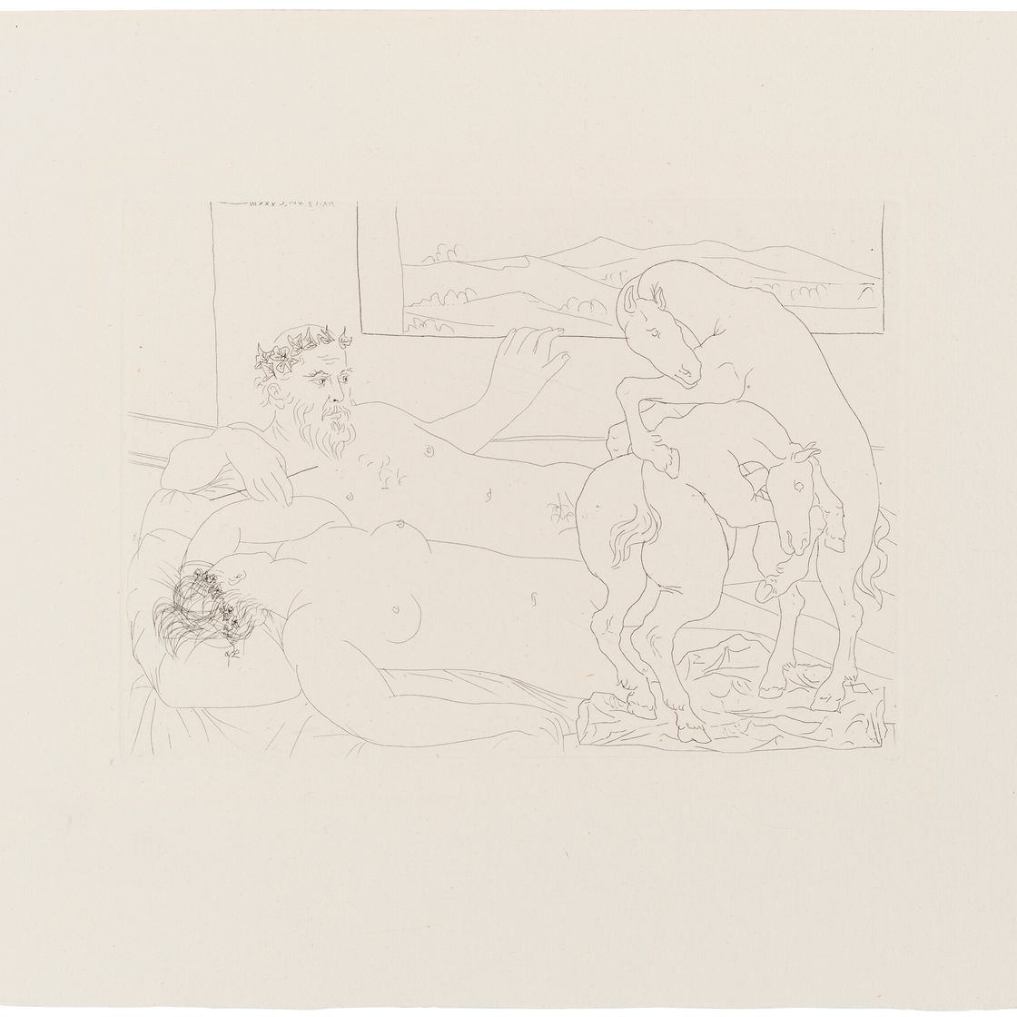 Pablo Picasso — La Suite Vollard: две тарелки, изображение 3