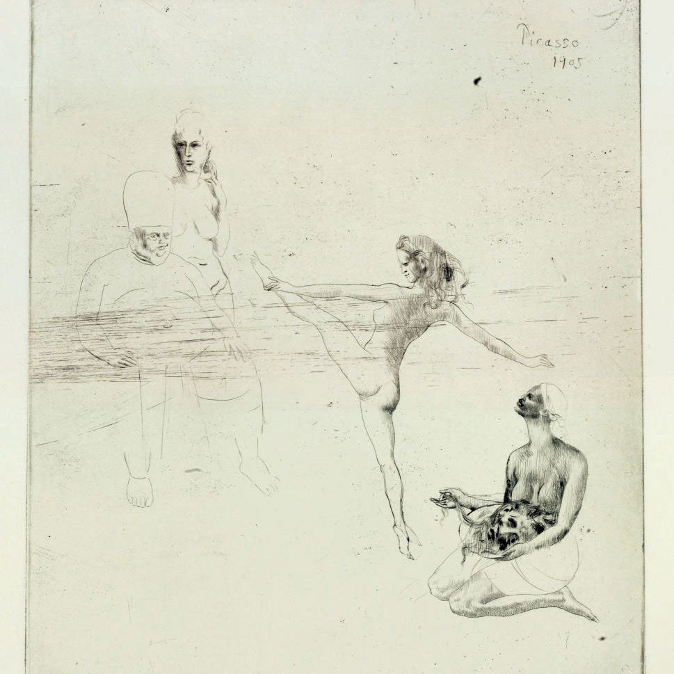 Pablo Picasso — Саломе из "Свиты Сальтимбанков" (B. 14; Ba. 17)