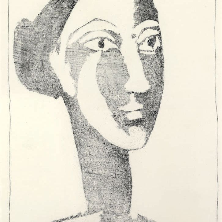 Pablo Picasso — Тет-а-тет с шиньоном (B. 731; M. 233)