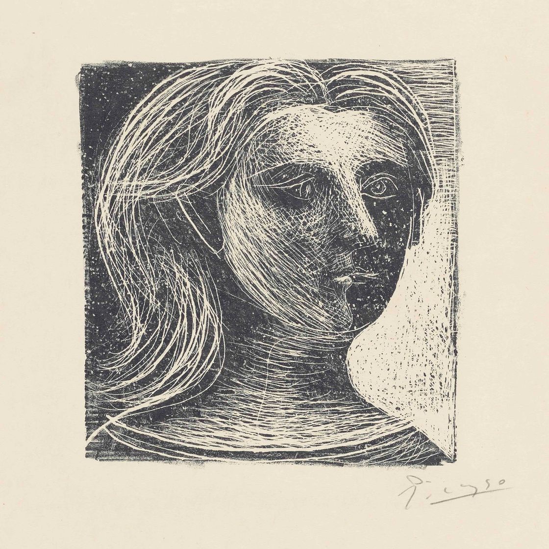 Pablo Picasso — Тет-а-тет с женщиной, от Пикассо Десена