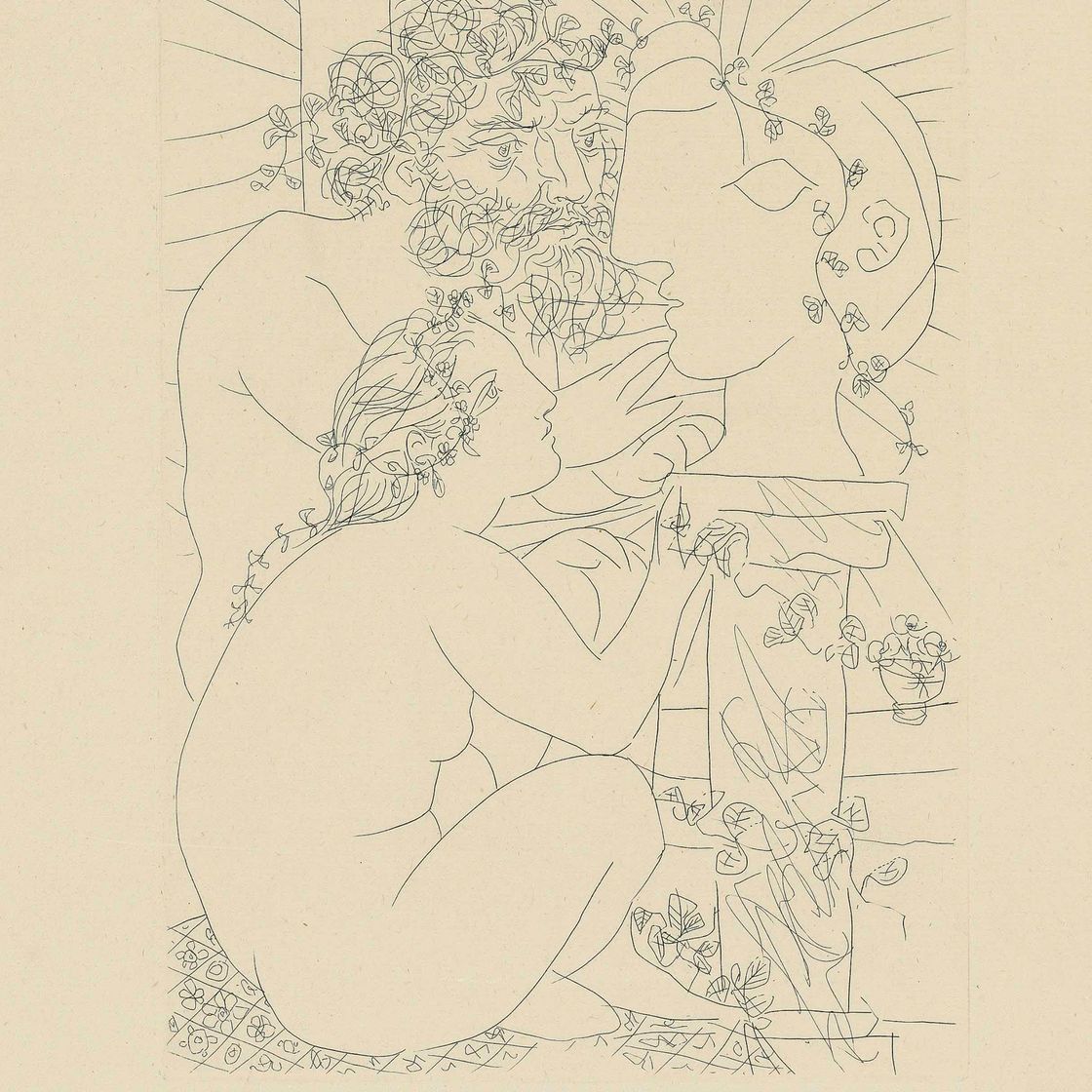 Pablo Picasso — Скульптор, модель для наращивания и личной скульптуры, от: La Suite Vollard