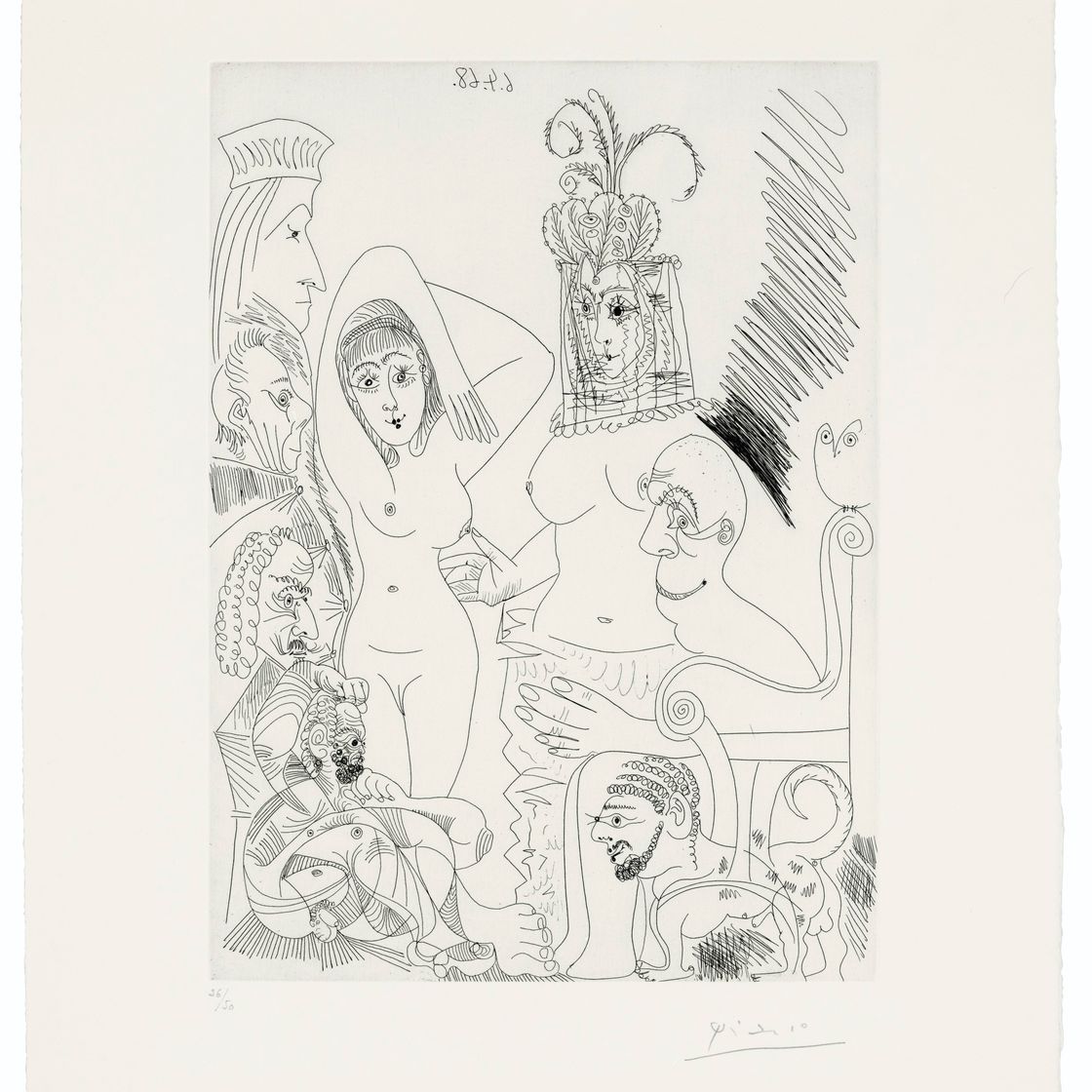 Pablo Picasso — Песня "Человек-барбу" для сцены из фильмов и ночных клубов, от: Séries 347