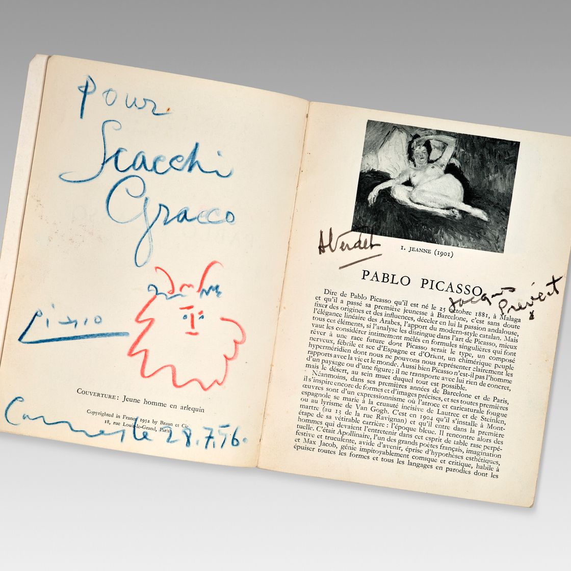 Pablo Picasso — Тет-а-тет с человеком Барбу