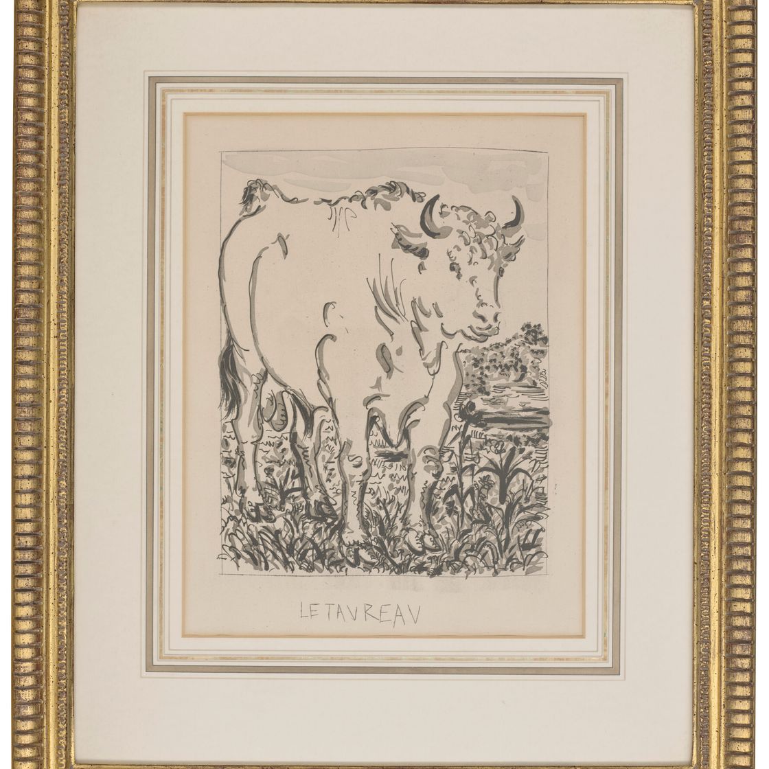 Pablo Picasso — Ле Торо, от: Оригинальная крепкая вода для текстов Буффона., изображение 2