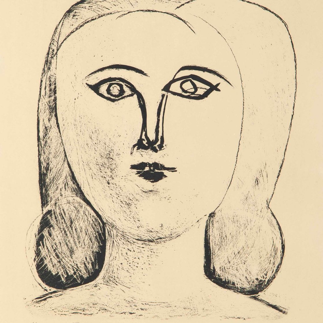 Pablo Picasso — Наедине с молодой девушкой