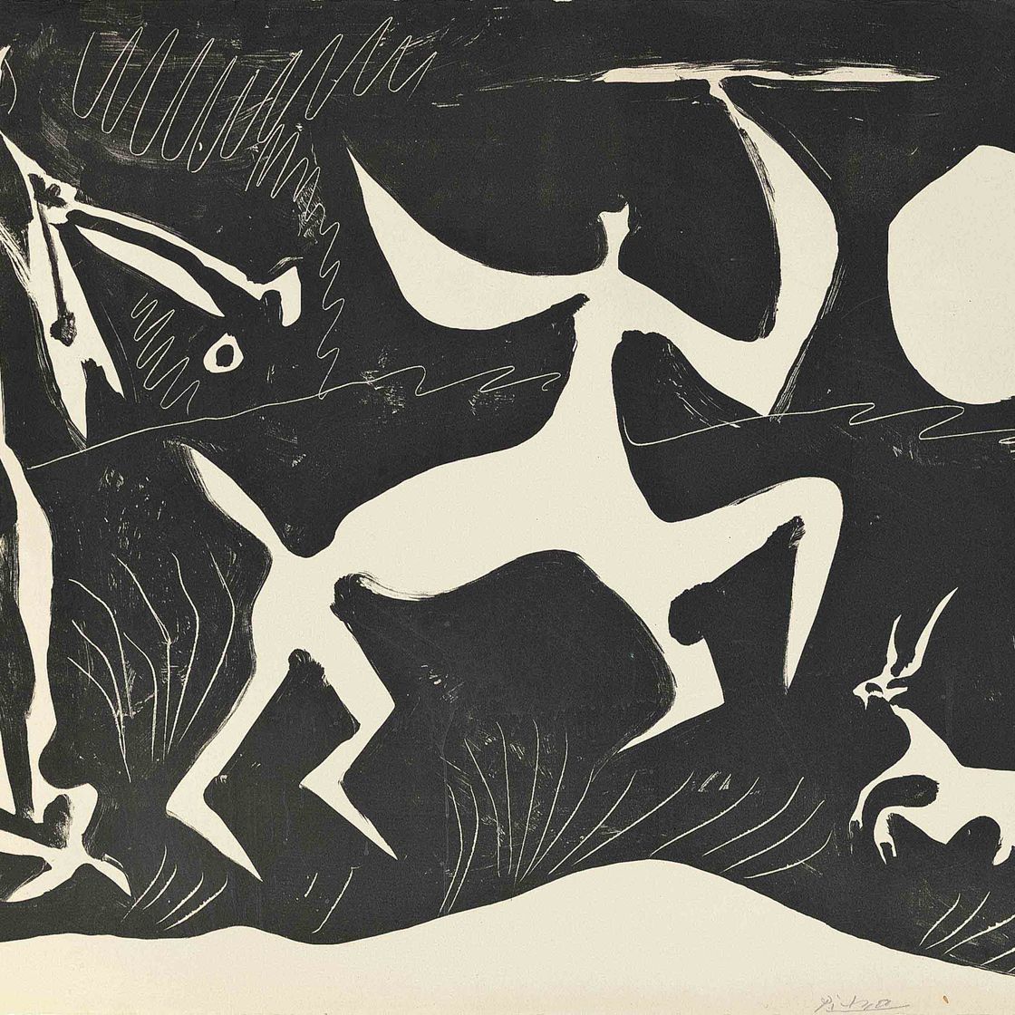 Pablo Picasso — Танцующий центавр, "Темный рыцарь" (Блох 573; Мурло 121)