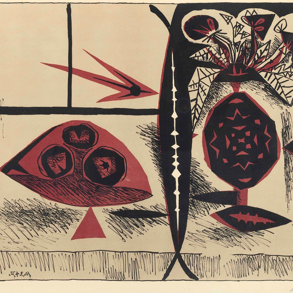 Pablo Picasso — Композиция для вазы с цветами