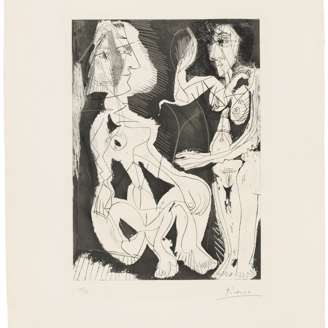 Pablo Picasso — Двое женщин в мире, фото III от: Sable Mouvant