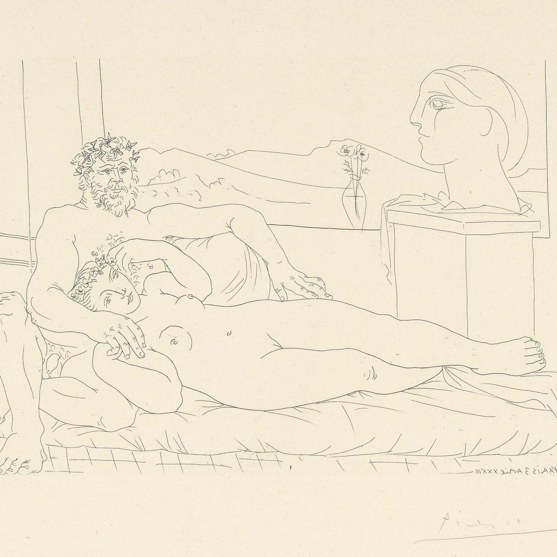Pablo Picasso — Репозиторий скульптора II, от: La Suite Vollard