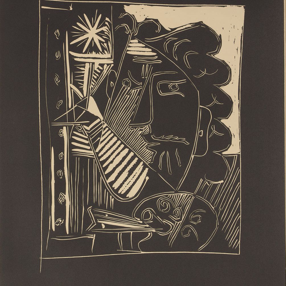 Pablo Picasso — Картина в стиле "палитра" (B. 1153; Ba. 1342)