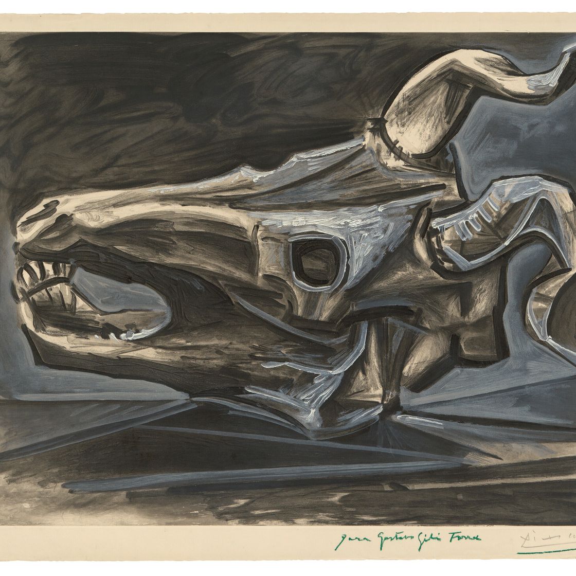 Pablo Picasso — Замок за столом