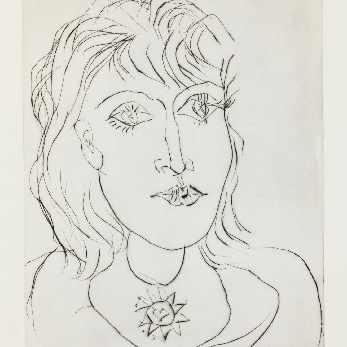 Pablo Picasso — Портрет Доры Маар на Колье (B. 300; Ba. 628)