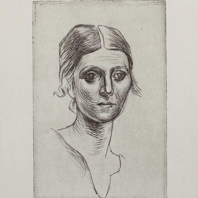 Pablo Picasso — Портрет Ольги Пикассо (Блох, 37; Бэр, 57)