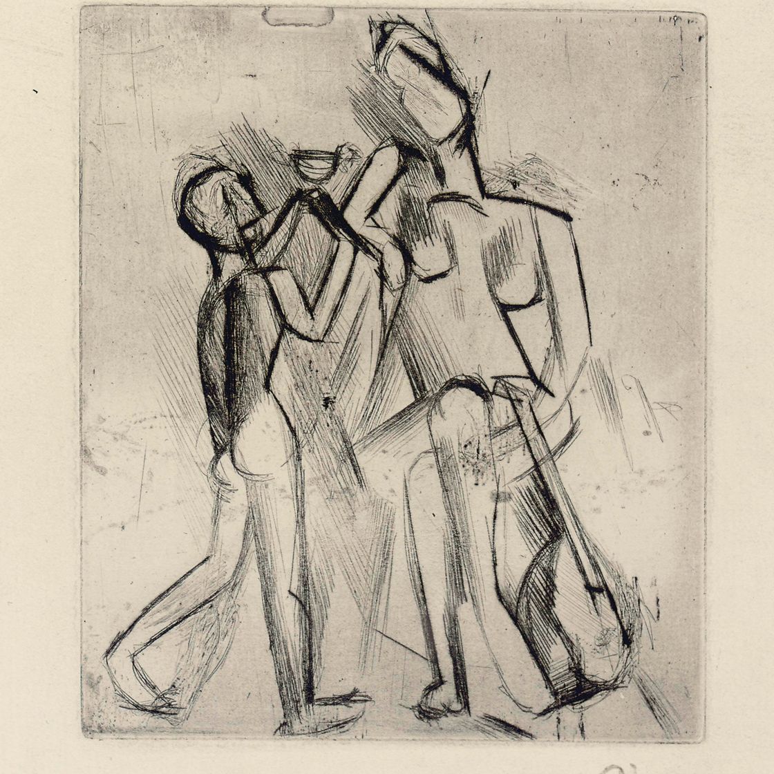 Pablo Picasso — Две новые фигуры (Б. 17; Б. 21)