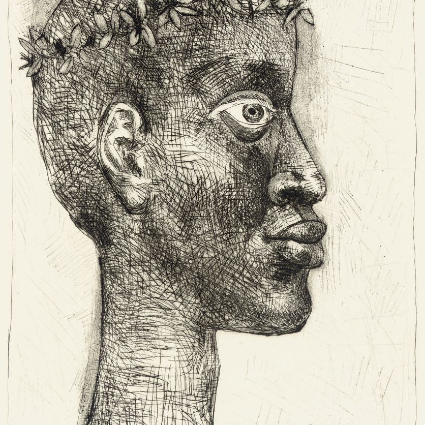 Pablo Picasso — Эме Сезар, "Корпус перду", "Ароматические издания", Париж, 1960 (стр. 632-663; С. 56)