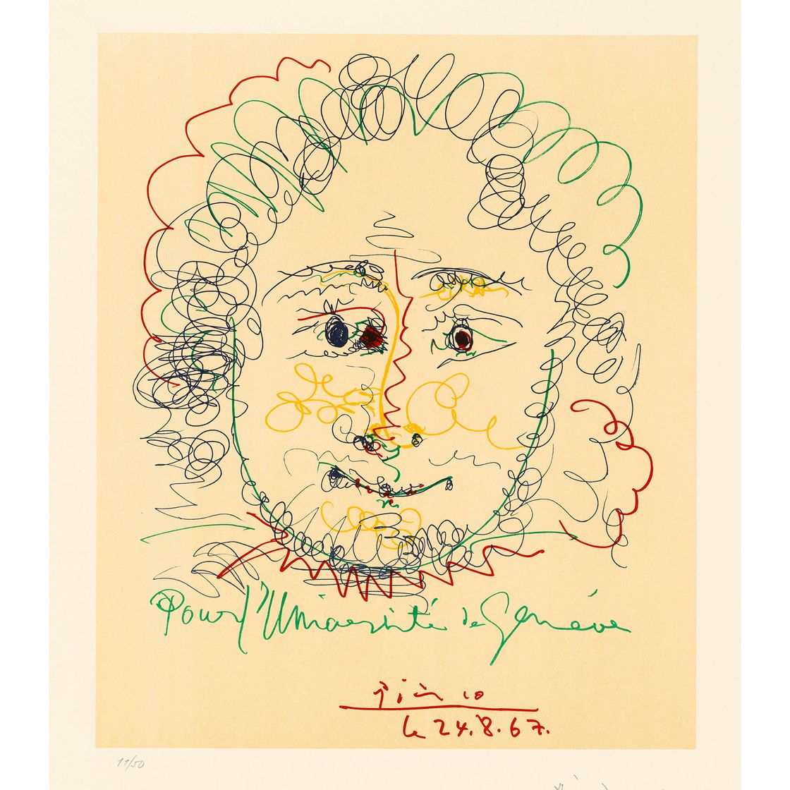 Pablo Picasso — Для Женевского университета