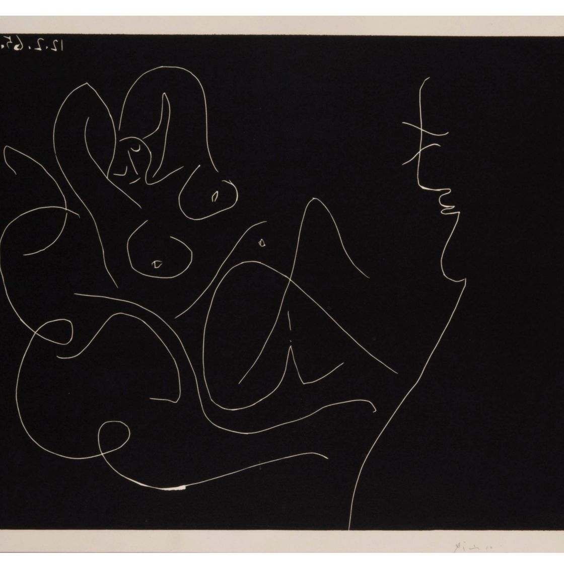 Pablo Picasso — Ле Те: Две новые женщины общаются друг с другом
