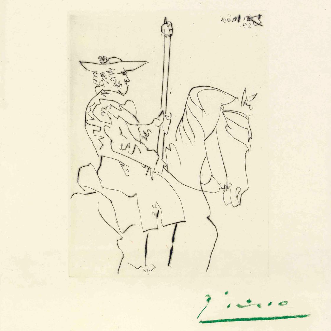 Pablo Picasso — Пикадор из "Кармен из Кармен" (1000 г. до н.э.; 1062 г. до н.э.; см. С. книги 126)