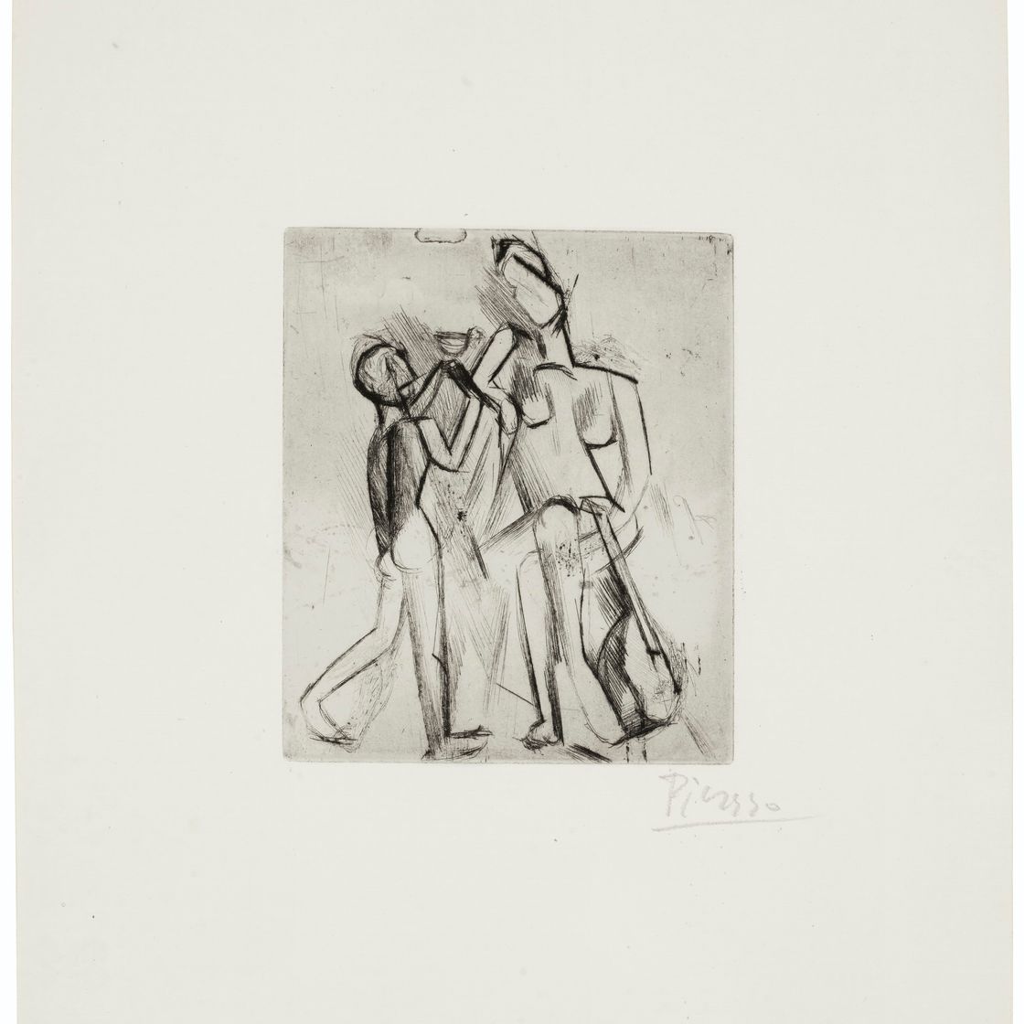 Pablo Picasso — Двойка фигур новая