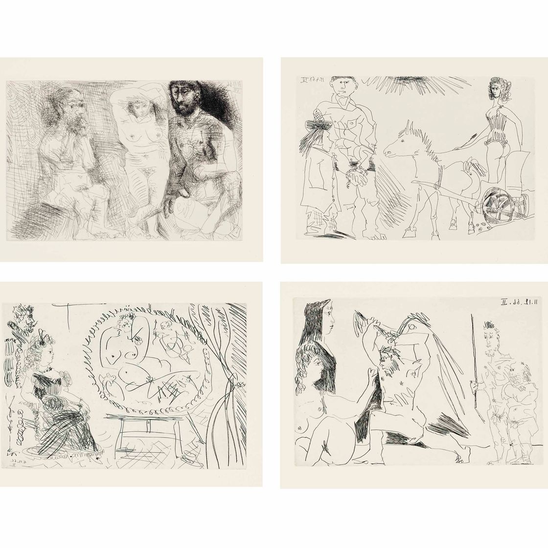 Pablo Picasso — Рафаэль Альберти, "Эль Энтьерро дель Конде де Оргаз", Густаво Гили, "Эдисионес де ла Комета", Барселона, 1969