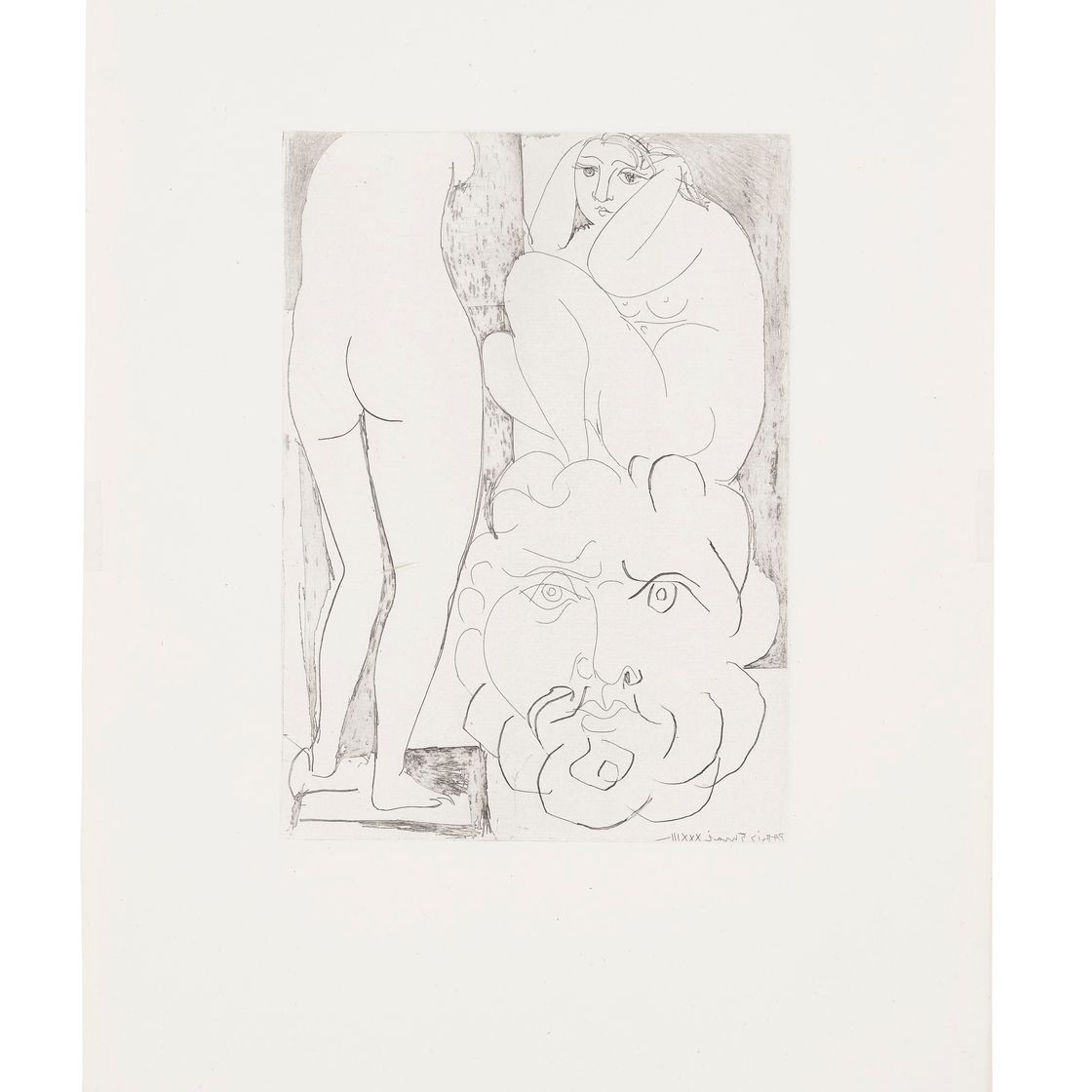 Pablo Picasso — Модель наращивания, скульптура "Руки и ноги наедине с Барбюсом" из коллекции La Suite Vollard, изображение 1
