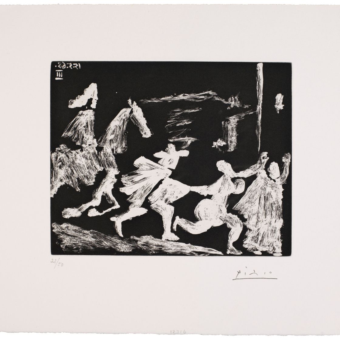 Pablo Picasso — Мыс и шпиля: Предложение I, из "Ла Сери 347"