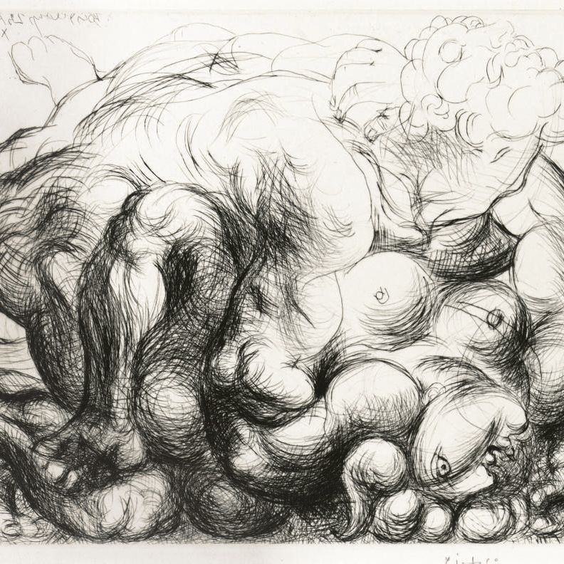 Pablo Picasso — Виола, V, из "Сюиты Воллара" (B. 182; Ba 341)
