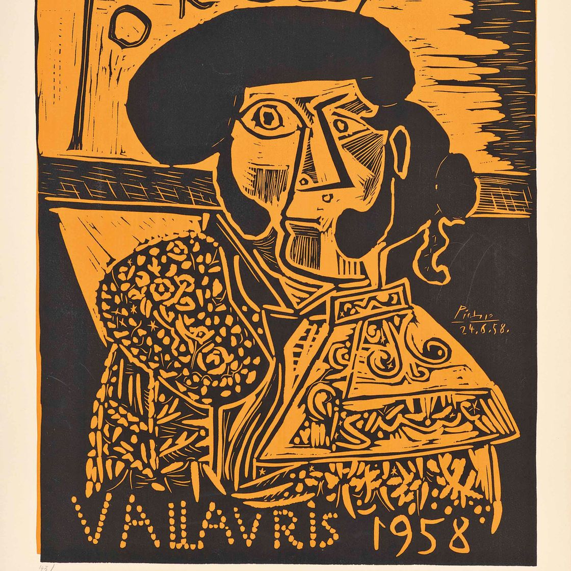 Pablo Picasso — Торос Валлорис 1958 (Блох 1282; Бэр 1049)
