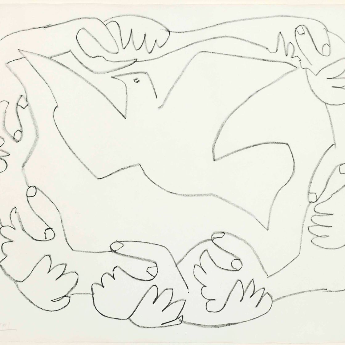 Pablo Picasso — Связанные руки VI