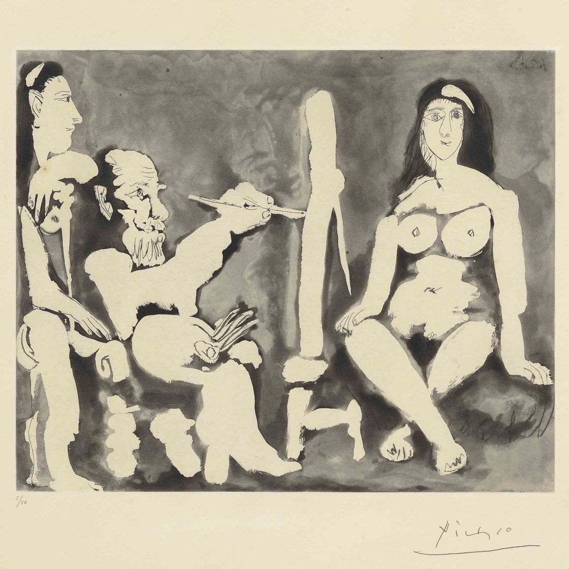 Pablo Picasso — История о мире и сыне модели (Б. 1144; В. 1142)