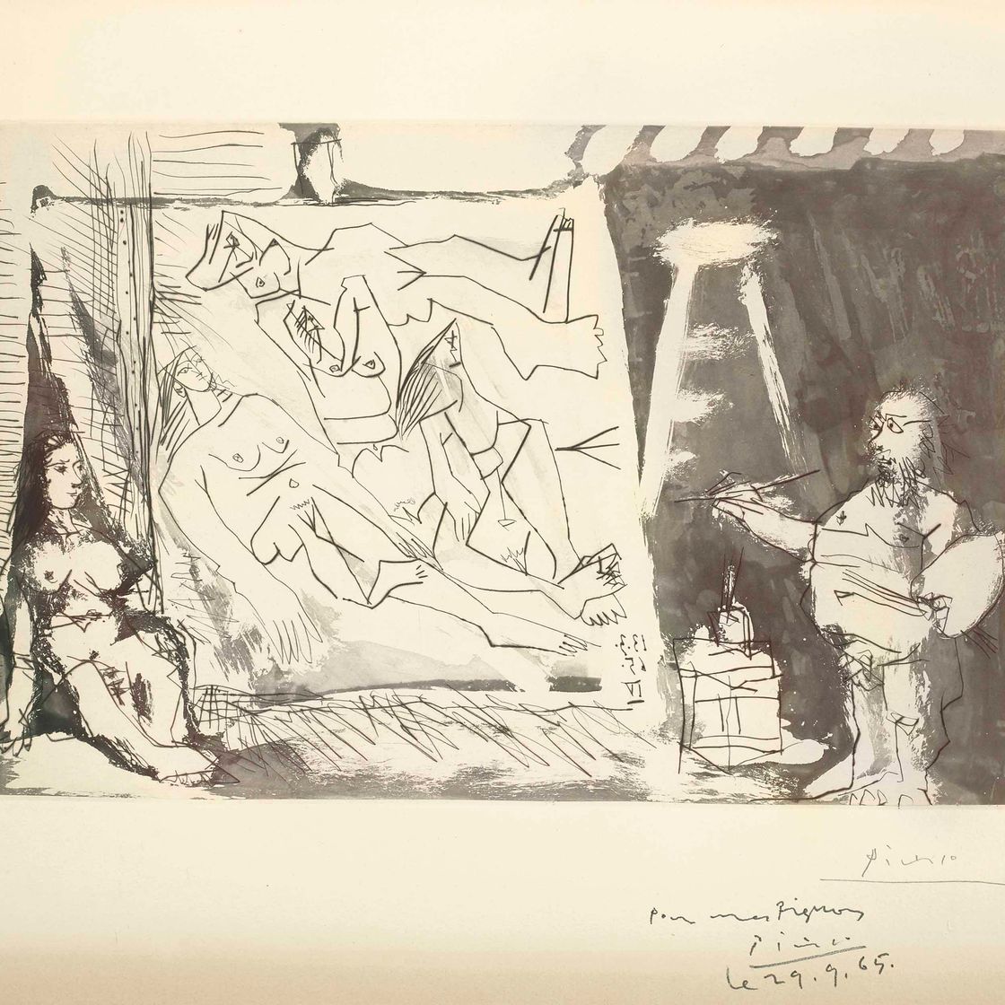Pablo Picasso — Танцы для мужчин: Желание и труд ради модельной помощи, изображение 1