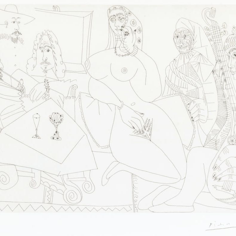 Pablo Picasso — Сборник "Музыка для Селестины" из "Сери 347" (Р. 1549; В. 1565)