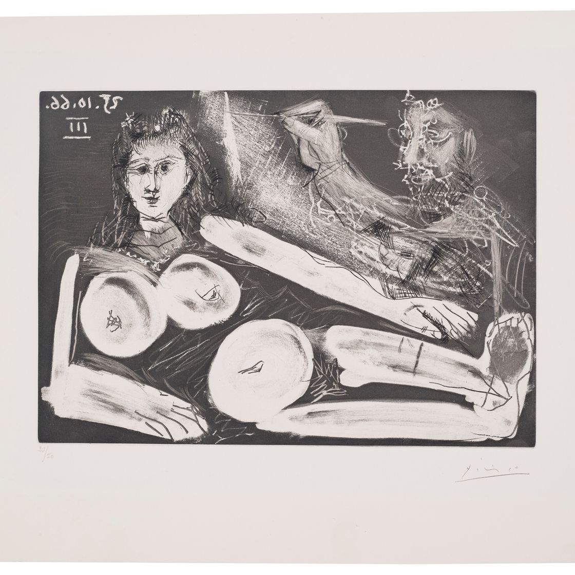 Pablo Picasso — Модель позанта и мира
