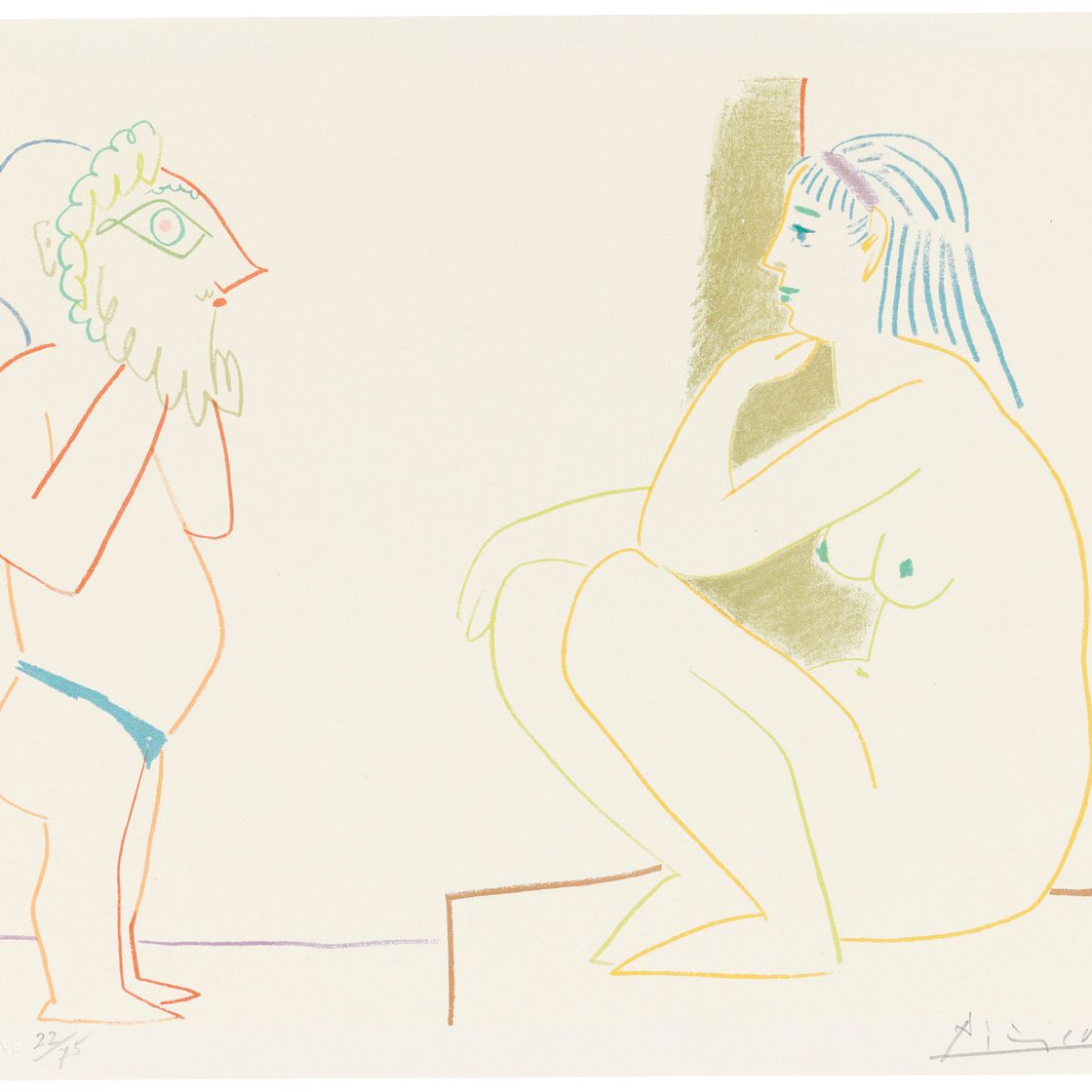 Pablo Picasso — Одна тарелка от: Verve № 29-30